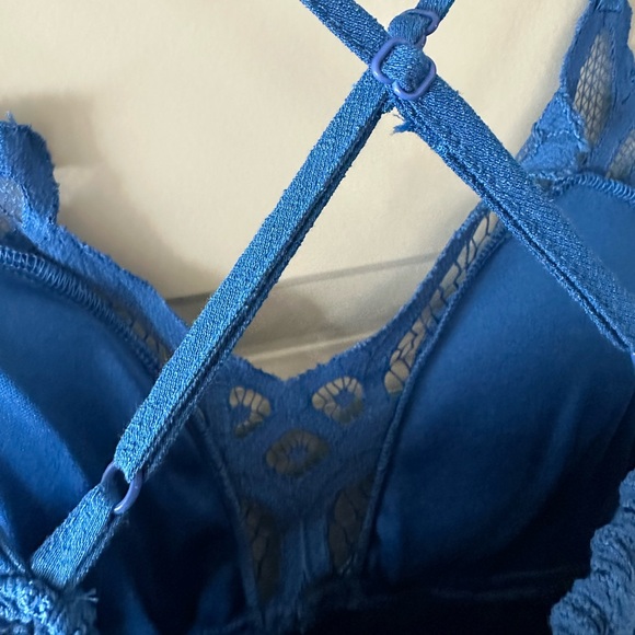 Baltic Born Summerlin Lace Top Maxi Dress in Blue - Picture 7 of 7